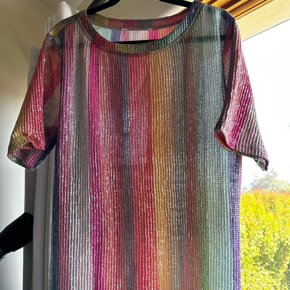 Colorful Missoni inspired dress- Originally from Zara